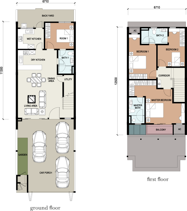 Garden Type B1&nbsp;&&nbsp;B2 Map