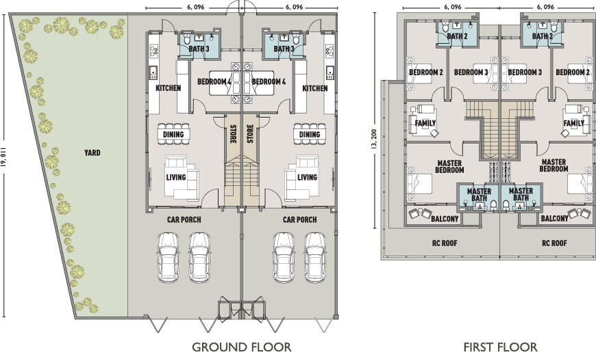 Tetra Residences Type B1&nbsp;&&nbsp;B Map